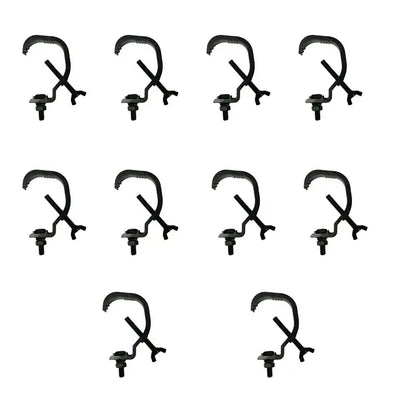 Industrial silver aluminum led par hooks set of 10 stage lighting accessory