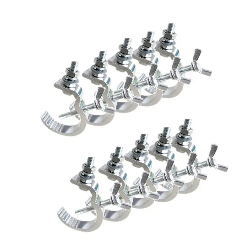 Industrial silver aluminum led par hooks set of 10 stage lighting accessory
