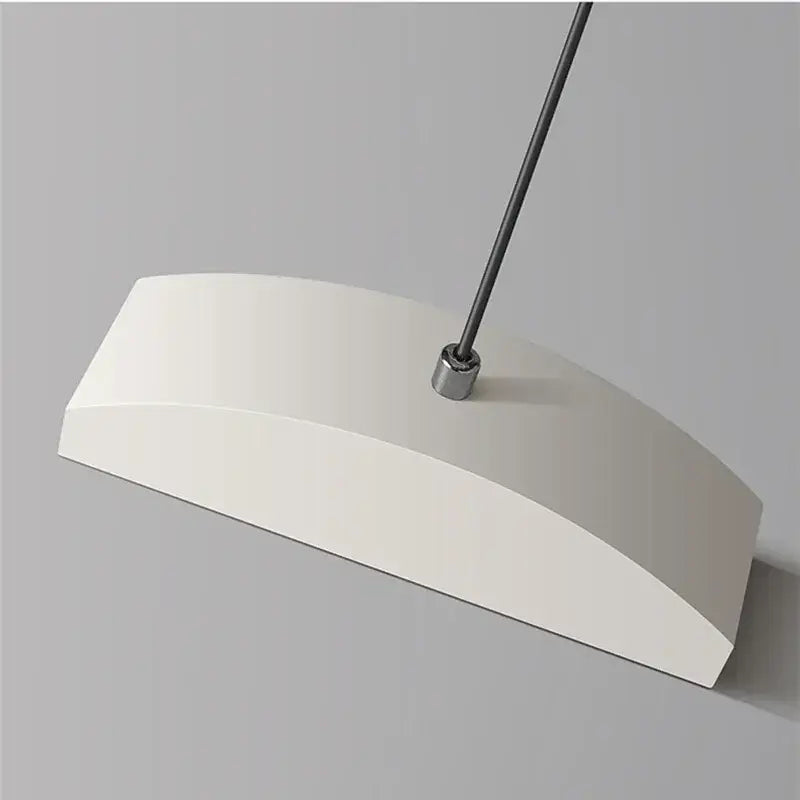 Modern black & white aluminum pendant light for dining room