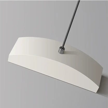 Modern black & white aluminum pendant light for dining room