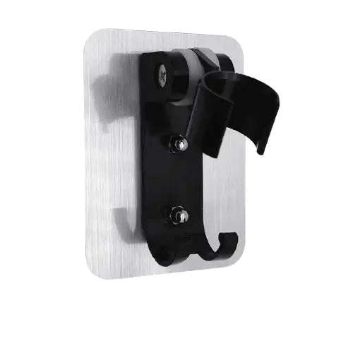 Modern silver aluminum showerhead holder bathroom wall hook