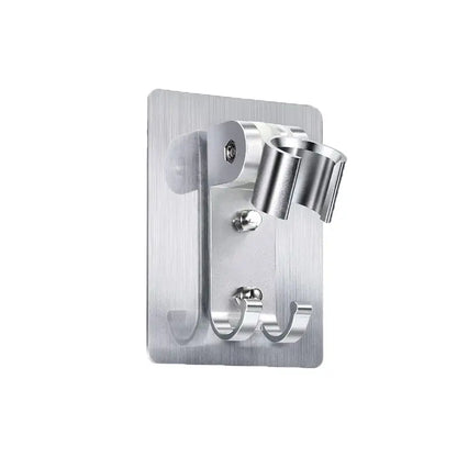 Modern silver aluminum showerhead holder bathroom wall hook