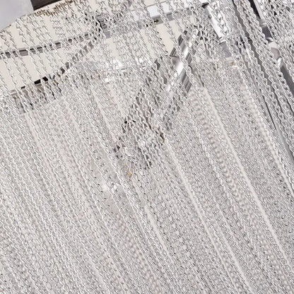 Decorbites aluminum tassel chandelier living room waterfall pendant light