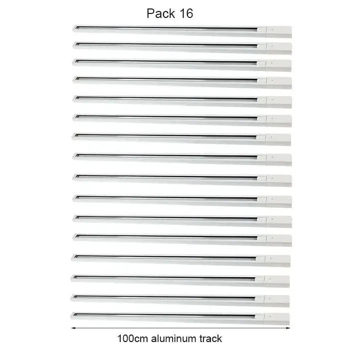 Modern black & white magnetic aluminum track rails living room light