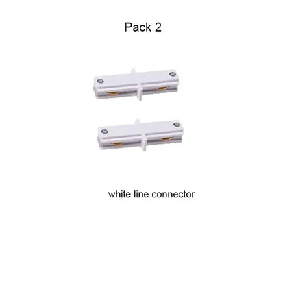 Modern black & white magnetic aluminum track rails living room light