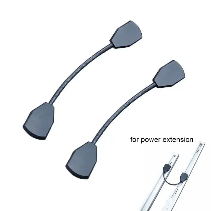 Modern black & white magnetic aluminum track rails living room light