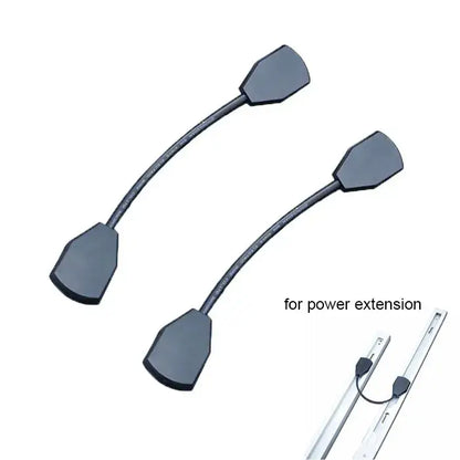 Modern black & white magnetic aluminum track rails living room light