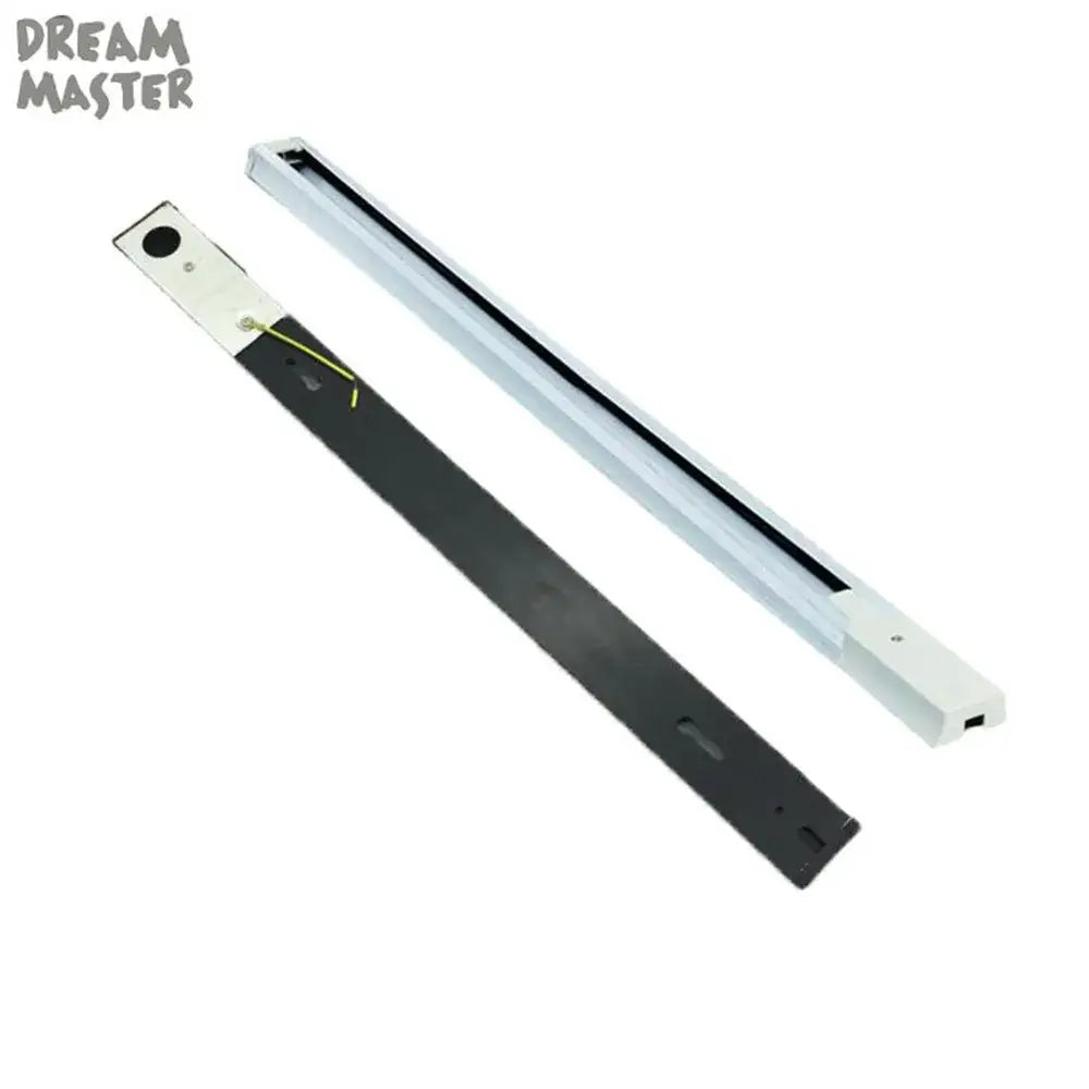 Modern black & white magnetic aluminum track rails living room light
