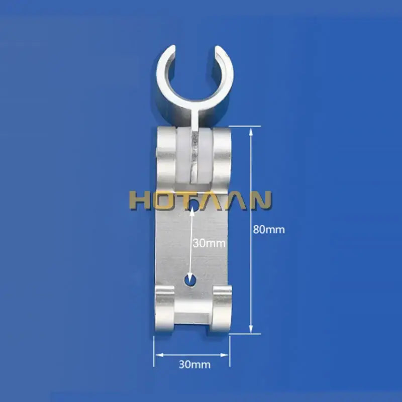 Modern blue & chrome hand shower holder hook bracket bathroom braided rope attachment