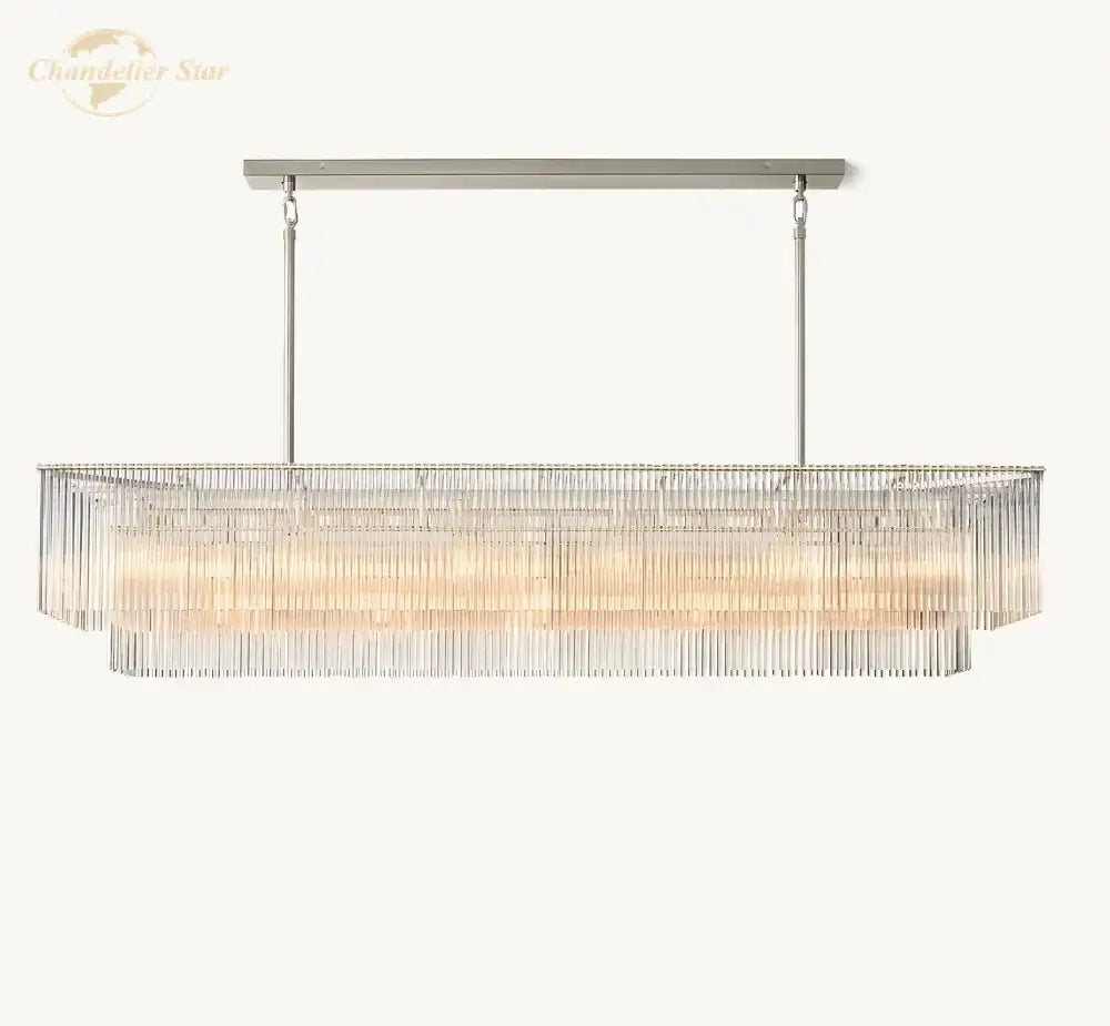 Modern brass amadeo crystal led chandelier dining room pendant light