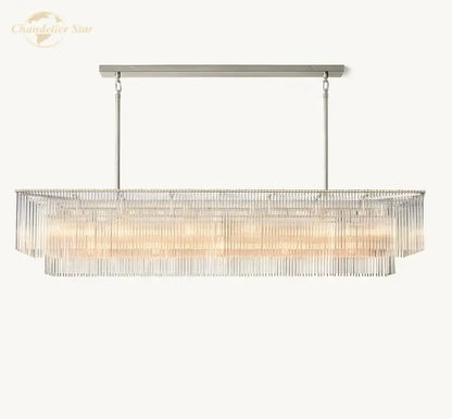 Modern brass amadeo crystal led chandelier dining room pendant light