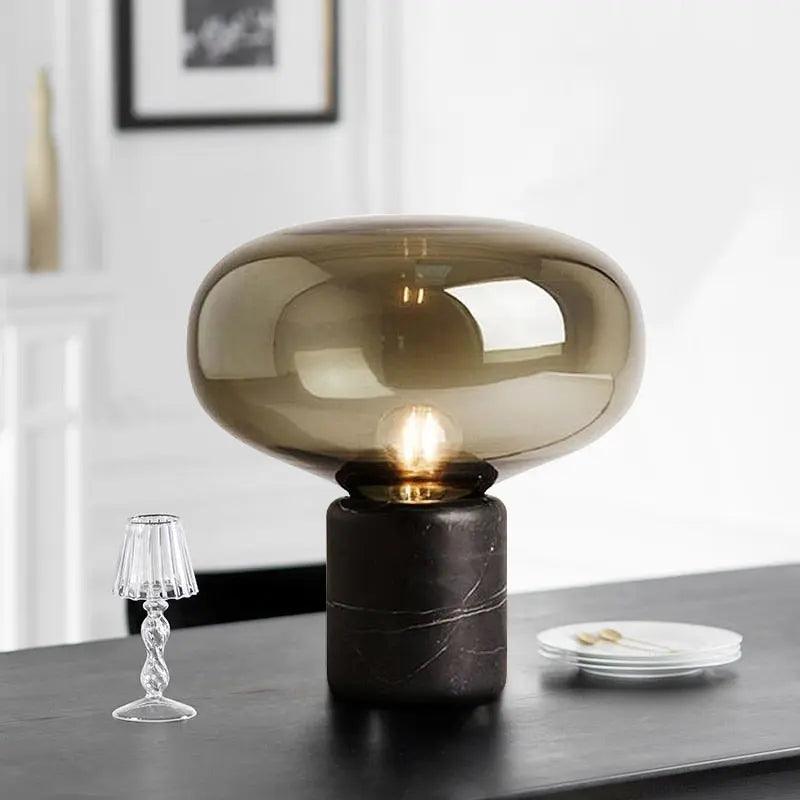 DecorBites™ Amber Nordic Table Lamp