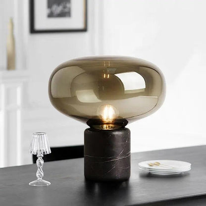 DecorBites™ Amber Nordic Table Lamp