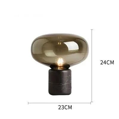 DecorBites™ Amber Nordic Table Lamp