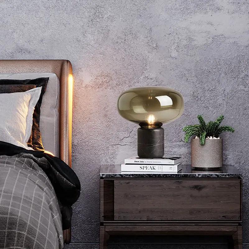 DecorBites™ Amber Nordic Table Lamp