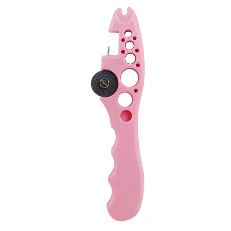 Pink plastic ampoule opener nurse assistant tool for medical glass vials