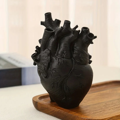 DecorBites™ Anatomical Heart Resin Vase - Glam Decor