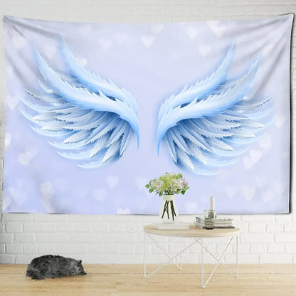 Angel devil hell witchcraft psychedelic tapestry for bedroom wall decor