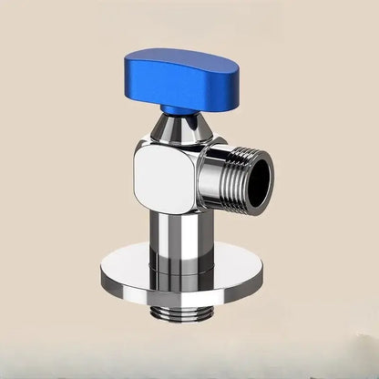 Metallic red & blue angle valve bathroom wall mounted water volume