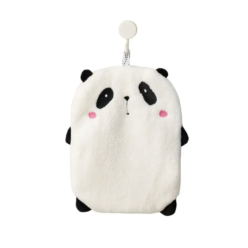 Cute panda and koala animal hand towel set for bathroom