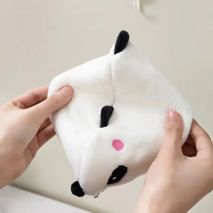 Cute panda and koala animal hand towel set for bathroom