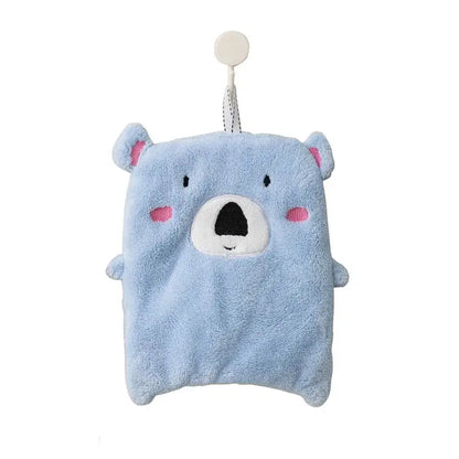 Cute panda and koala animal hand towel set for bathroom