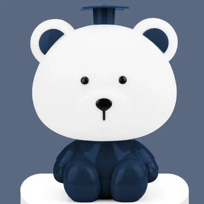 Navy blue & coral pink animal light led night light for bedroom