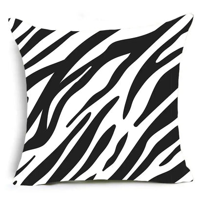 Animal print pillowcase cushion cover for living room sofa