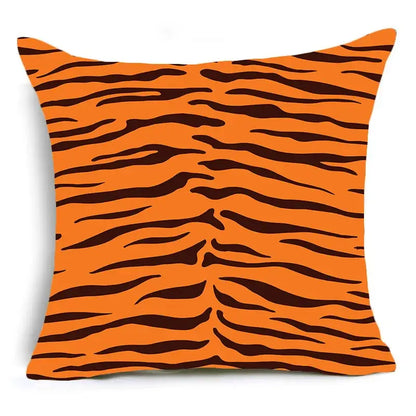 Animal print pillowcase cushion cover for living room sofa