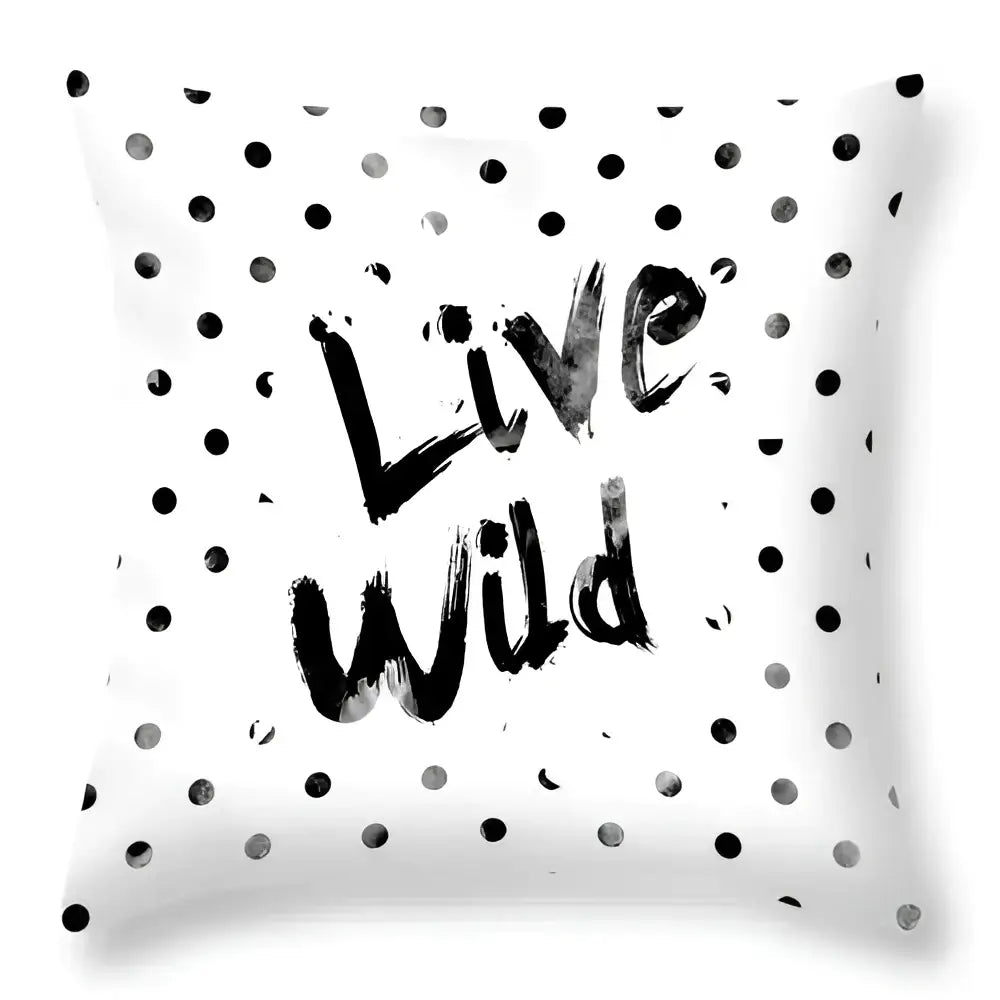 Animal print pillowcase cushion cover for living room sofa
