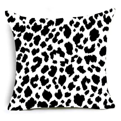 Animal print pillowcase cushion cover for living room sofa