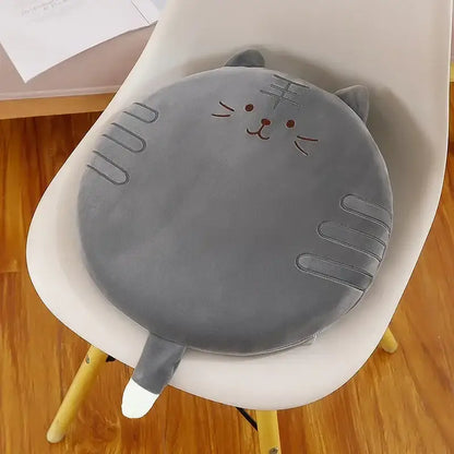 Animal print round office chair cushion bedroom memory foam decor