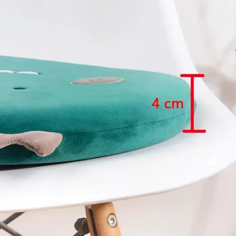 Animal print round office chair cushion bedroom memory foam decor