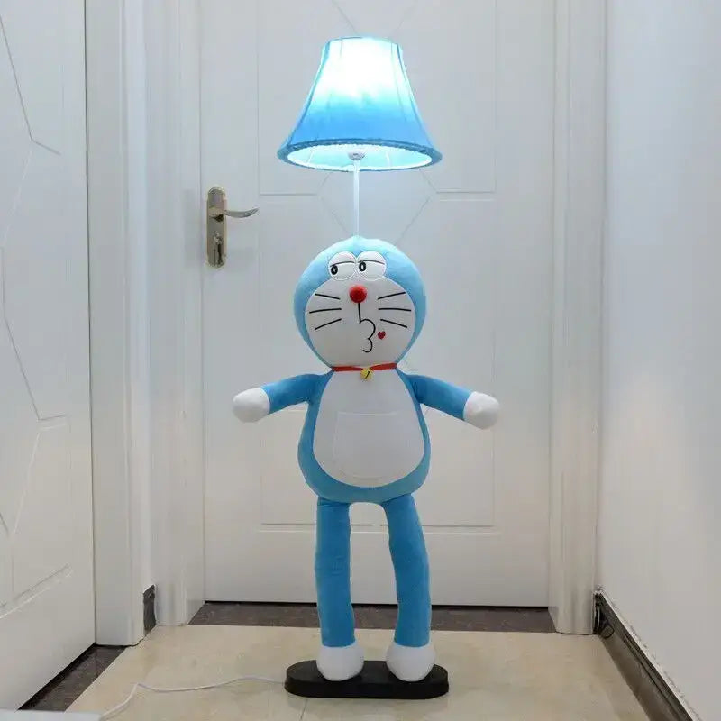Plush cat animal shape led floor lamp for children bedroom