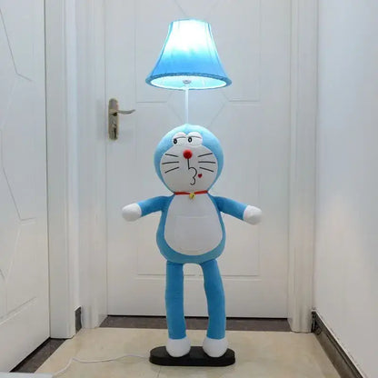 Plush cat animal shape led floor lamp for children bedroom