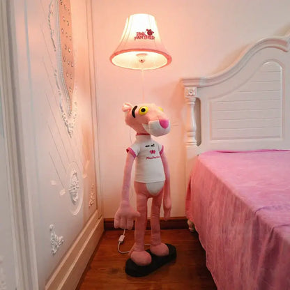 Plush cat animal shape led floor lamp for children bedroom