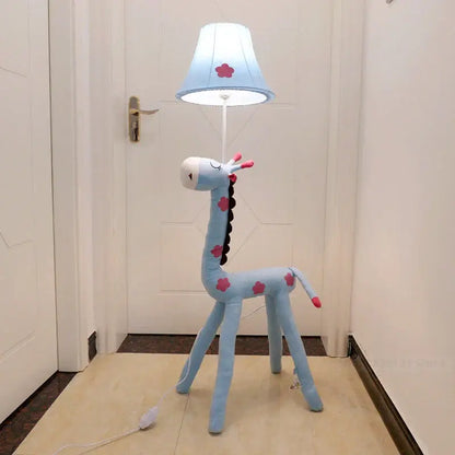 Plush cat animal shape led floor lamp for children bedroom