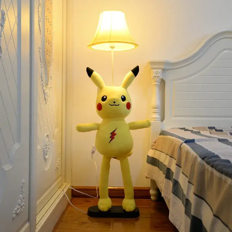 Plush cat animal shape led floor lamp for children bedroom