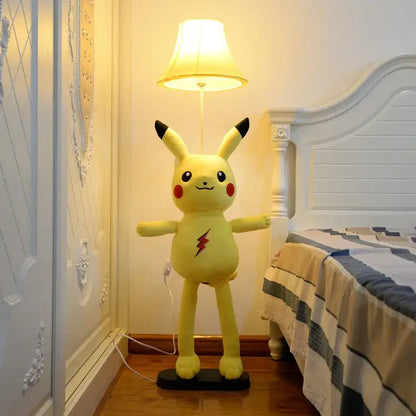 Plush cat animal shape led floor lamp for children bedroom