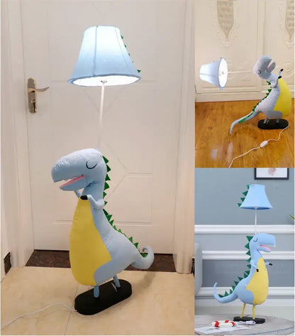 Plush cat animal shape led floor lamp for children bedroom