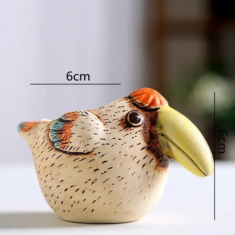 Cute pastel & orange animal vase succulent pot garden planter
