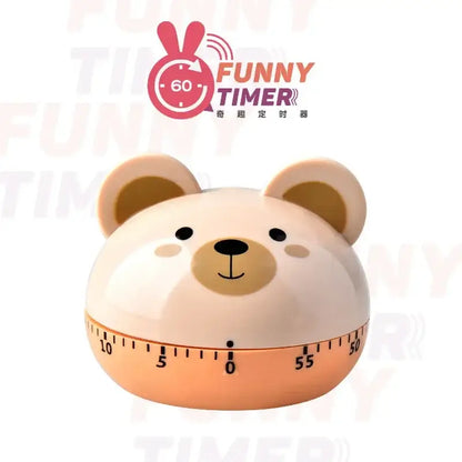 Cartoon animal vegetable shape kitchen timer 60 minute countdown