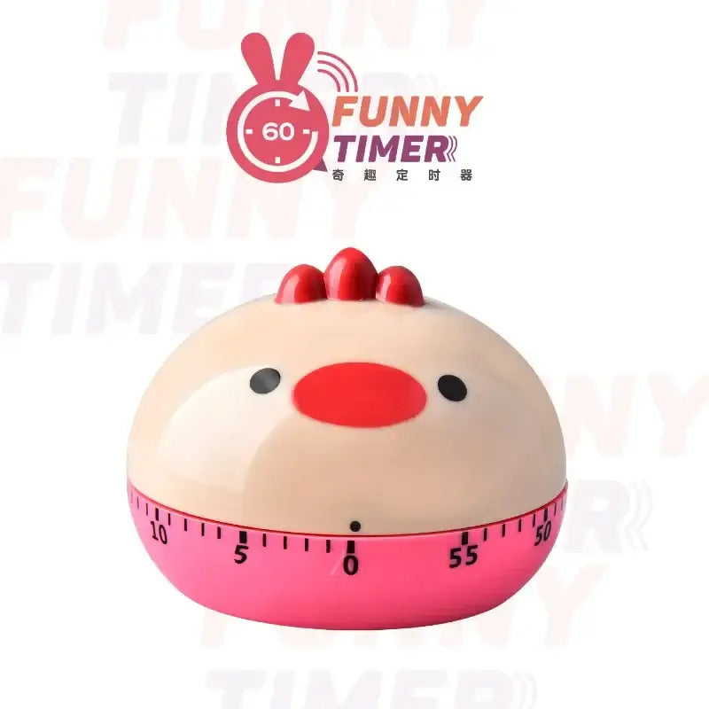 Cartoon animal vegetable shape kitchen timer 60 minute countdown