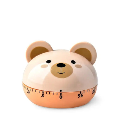 Cartoon animal vegetable shape kitchen timer 60 minute countdown