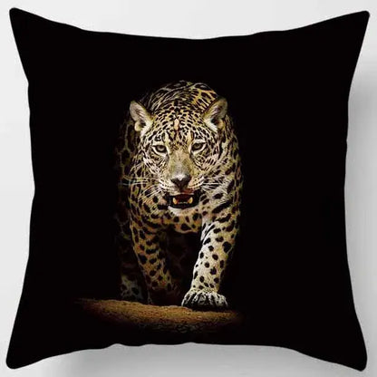 animals world tiger lion pillow case living room set