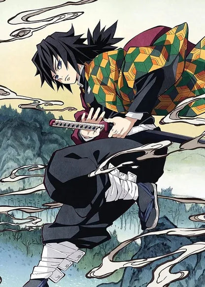 DecorBites™ "Anime Demon Slayer Character Posters, Canvas Wall Art"