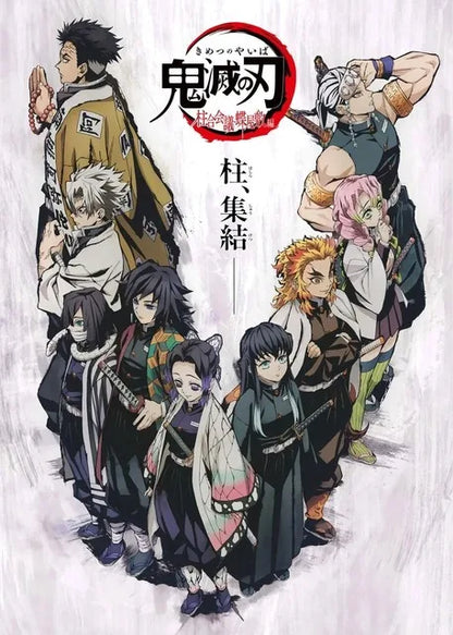 DecorBites™ "Anime Demon Slayer Character Posters, Canvas Wall Art"