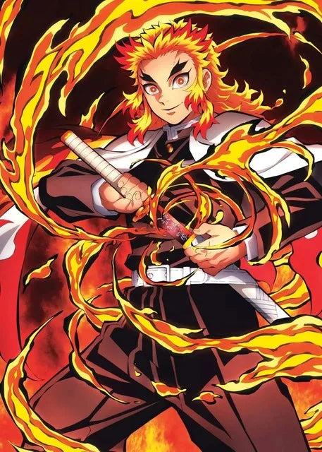 DecorBites™ "Anime Demon Slayer Character Posters, Canvas Wall Art"