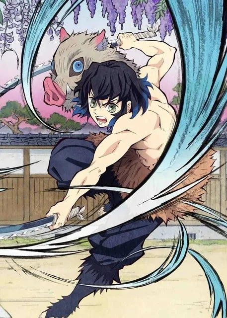 DecorBites™ "Anime Demon Slayer Character Posters, Canvas Wall Art"