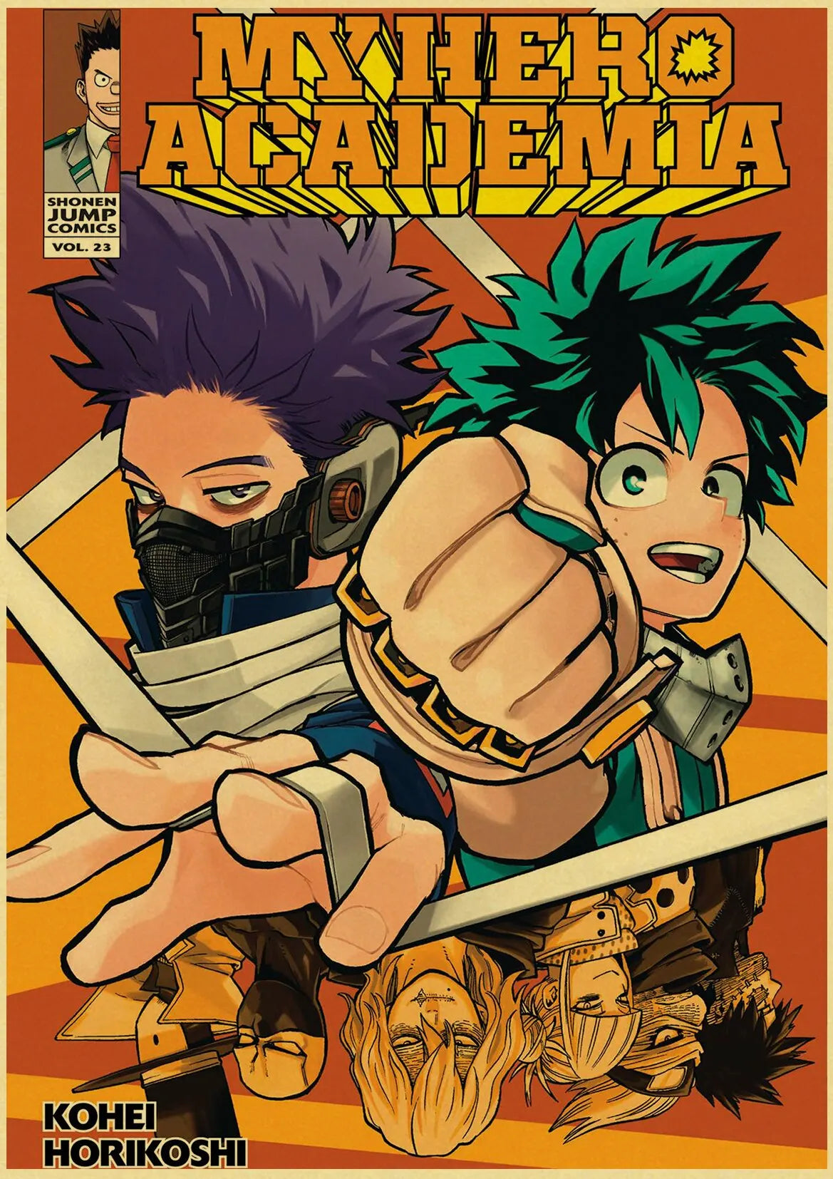 DecorBites™ Anime Poster Set: Chainsaw Man, Attack on Titan, Haikyuu